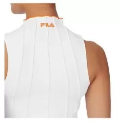 Fila Women's Groundbreaker Full Coverage Tennis Tank White And Dusty Orange -Tennis Passion TW23B901 100F22 6