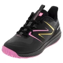 New Balance Women's 796v3 D Width Tennis Shoes Magnet And Black -Tennis Passion WCH796B3 x1