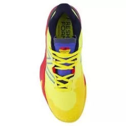 New Balance Women's Fresh Foam X Lav V2 D Width Tennis Shoes Egg Yolk And True Red -Tennis Passion WCHLAVU2 31