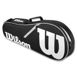 Wilson Hyper Hammer 5.3 Tennis Racquet Bundled W Advantage II Tennis Bag And 3 Tennis Balls (Black/White) -Tennis Passion WRZ601003 Blk 1000 1000
