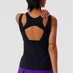 New Balance Women's Tournament Keyhole Tennis Tank Black -Tennis Passion WT13431 BKF21 3