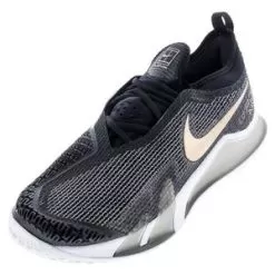 Nike Women's React Vapor NXT Tennis Shoes Black And White