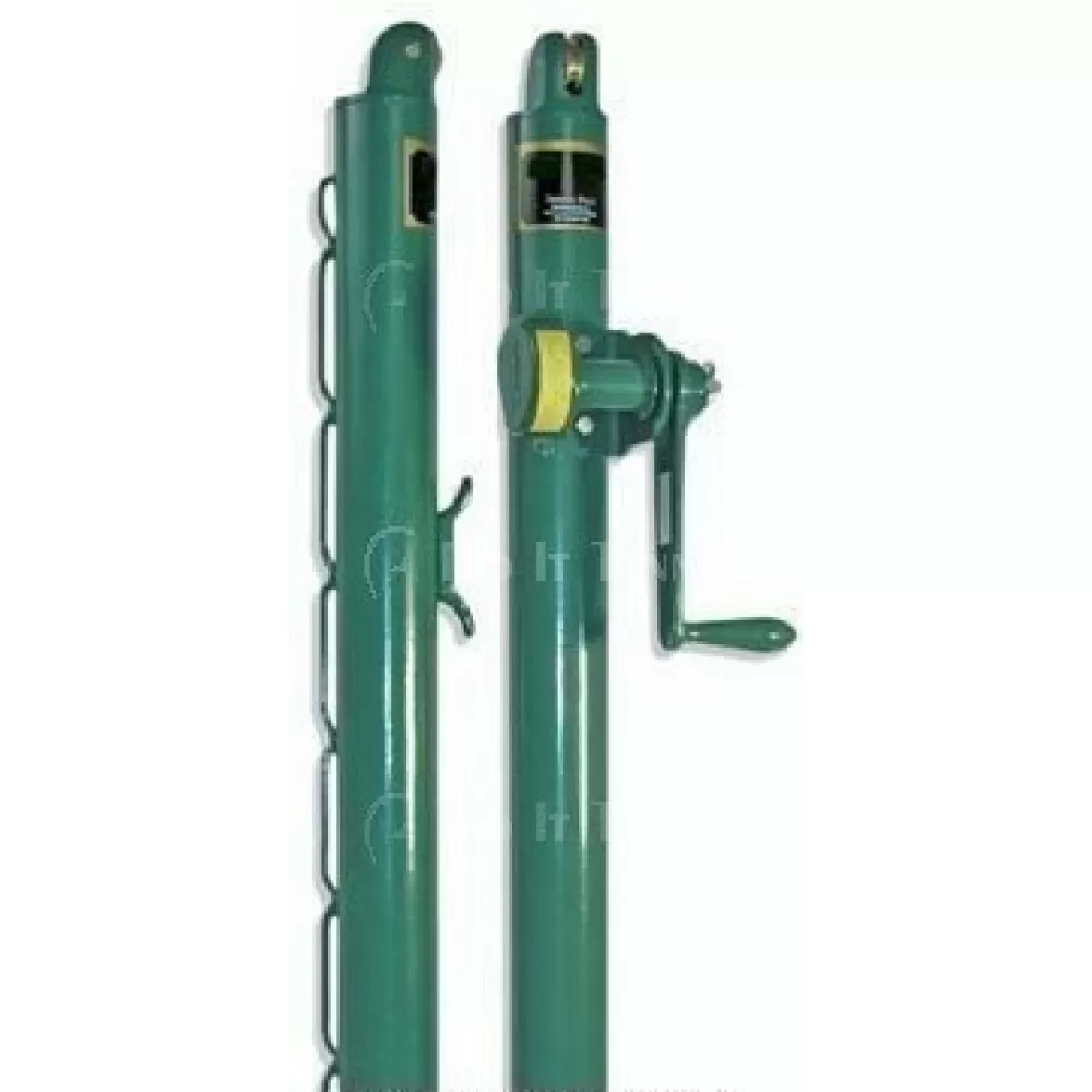 Courtmaster Round Tennis Post With External Wind (2 7/8 Inch OD) 1 Courtmaster Round Tennis Post With External Wind (2 7/8 Inch OD)