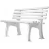Gamma Courtside Tennis 4-FootPolybench (White Or Green)