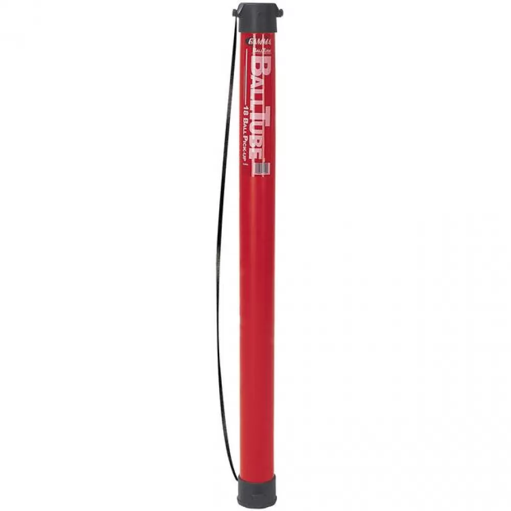 Gamma BallTube 18 Tennis Ballhopper (Red) 1 Gamma BallTube 18 Tennis Ballhopper (Red)