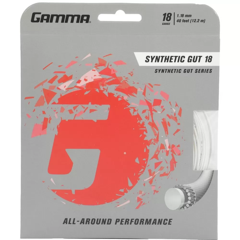 Gamma Synthetic Gut 18g Tennis String (Set) 1 Gamma Synthetic Gut 18g Tennis String (Set)