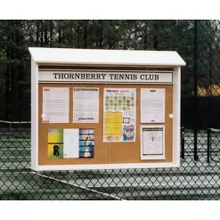 Courtmaster Outpost Model 1 Outdoor Tennis Court Display Board